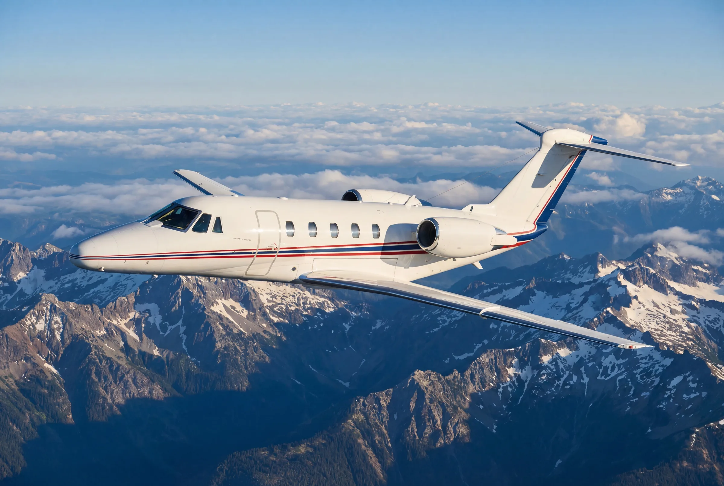 Citation 650 exterior in flight