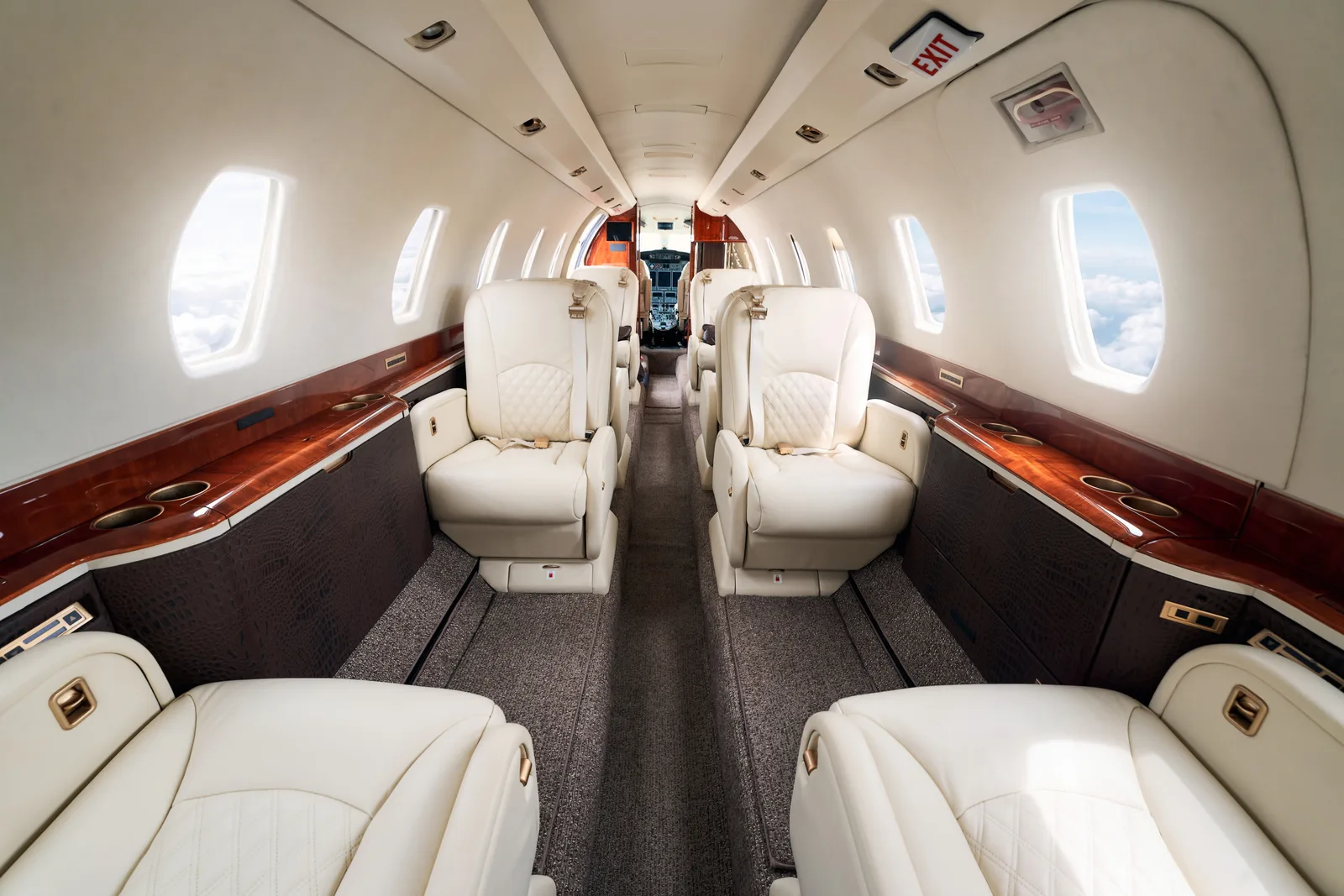 Citation X cabin interior