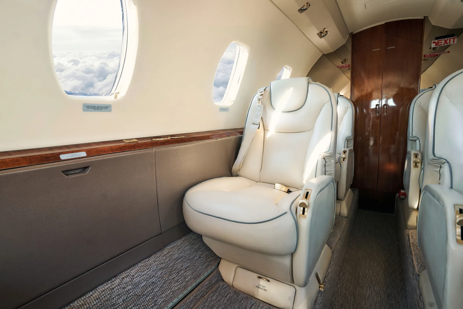 Citation XLS cabin seat detail
